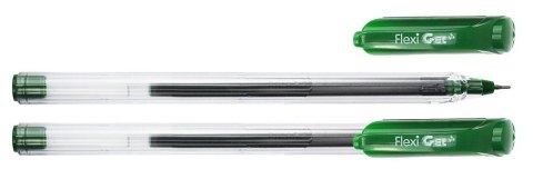 Długopis FLEXI GEL żelowy zielony wkład zielony 0,6mm Penmate (TT8503)