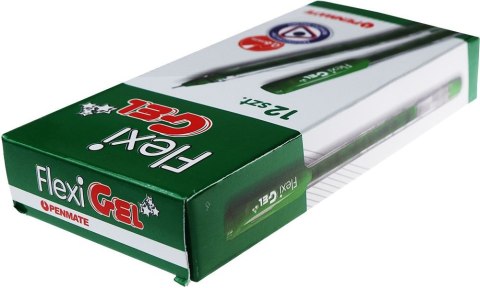 Długopis FLEXI GEL żelowy zielony wkład zielony 0,6mm Penmate (TT8503)