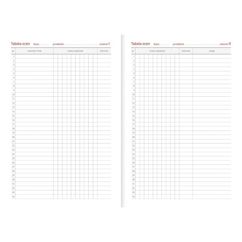 Kalendarz nauczyciela książkowy (terminarz) PCV KWIATY bezbarwny A5 Wydawnictwo Wokół Nas (A5TN078B)