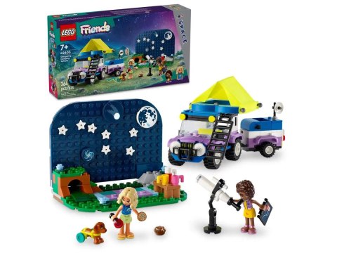 Klocki konstrukcyjne Friends Kamper z mobilnym obserwatorium gwiazd Lego (42603)