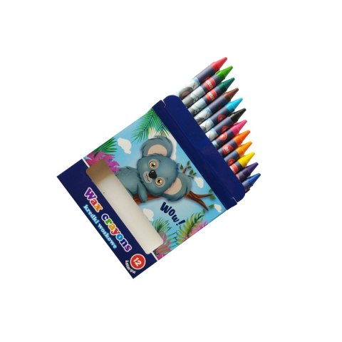 Kredki świecowe 12 kol. Rexus (603543)