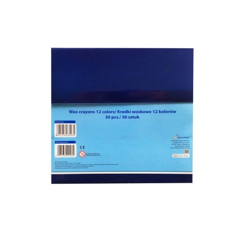 Kredki świecowe 12 kol. Rexus (603543)