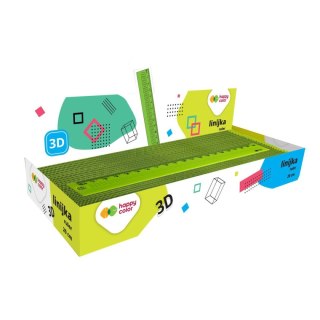Linijka 20cm Happy Color (HA 2512 2003-3D)
