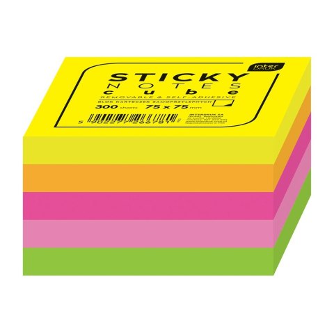 Notes samoprzylepny (karteczki) mix 300k [mm:] 750x750 Interdruk (IKARSAM300)