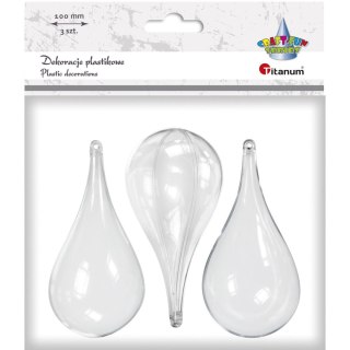 Ozdoba akrylowa Craft-Fun Series kropla 54x100mm Titanum