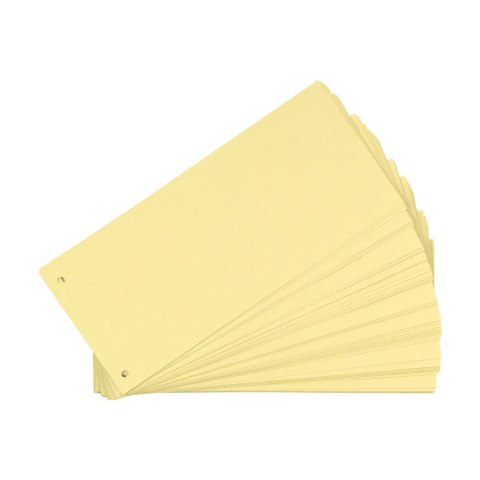 Przekładka czysta 1/3 A4 żółta 180g 100k Oxford (100205026)