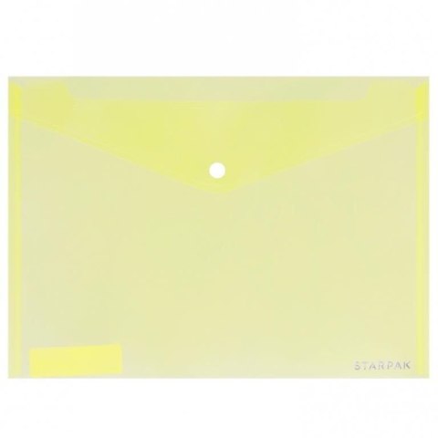 Teczka plastikowa na guzik Office A4 transparentna Starpak (449976)