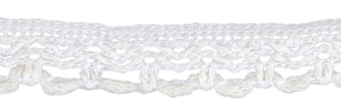Wstążka Craft-Fun Series Koronka 12x3 [mm x m] biała Titanum (24BR0201)