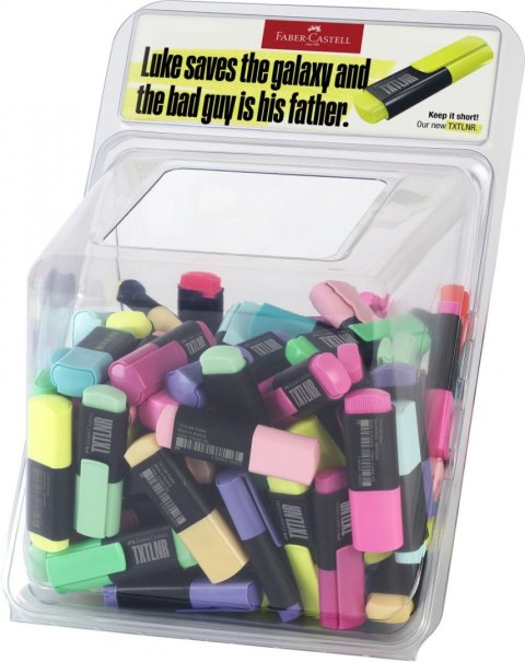 Zakreślacz Display mini txtlnr neon i pastel 100 szt Faber Castell (154202 FC)