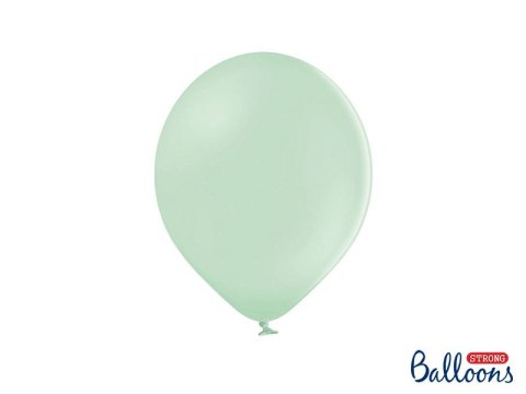 Balon gumowy Pastel Pistachio 1op/100sztuk pastelowy 100 szt pistacjowy 270mm Strong Baloons (SB12P-006)