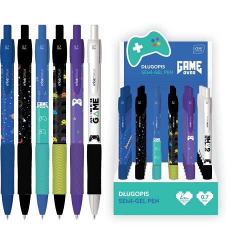 Długopis 0,7 mm 5902277325877 Interdruk (GAME OVER)