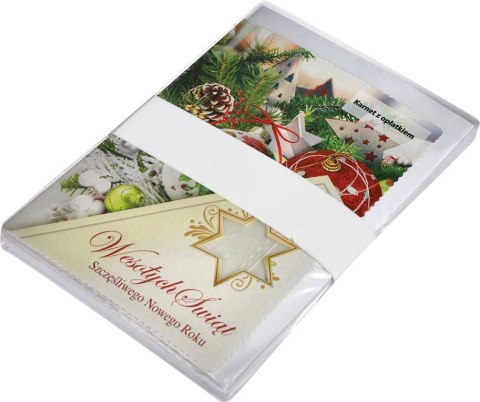 Kartka składana BN z opłatniem B6 Top Graphic (brokat)