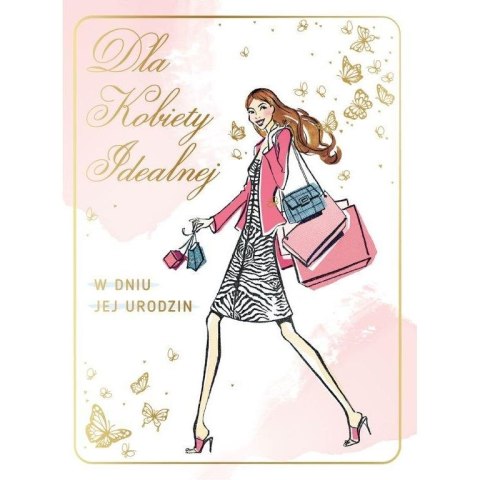 Kartka składana urodziny [mm:] 150x200 Art Nuvo (5902973358742)