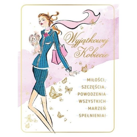 Kartka składana urodziny [mm:] 150x200 Art Nuvo (5902973358742)