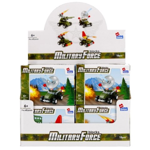 Klocki konstrukcyjne Military 30-33 elementy Alleblox (492861)