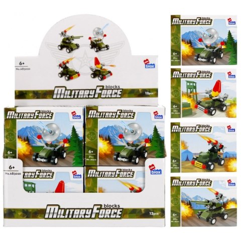 Klocki konstrukcyjne Military 30-33 elementy Alleblox (492861)