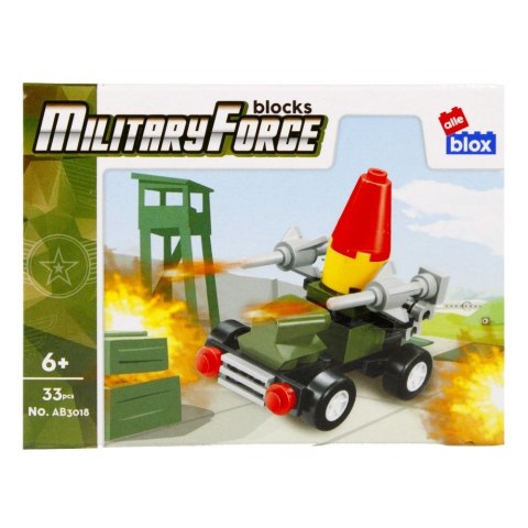 Klocki konstrukcyjne Military 30-33 elementy Alleblox (492861)