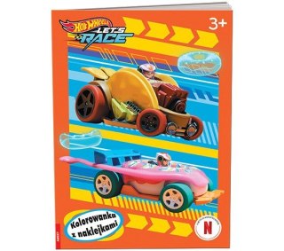 Książka dla dzieci Hot Wheels™ Kolorowanka z Naklejkami Ameet (NA-1601)