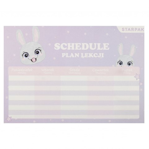 Plan lekcji RABBIT Starpak (536146)