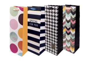 Torba prezentowa mix wzorów [mm:] 120x350x 95 Beniamin (4864)