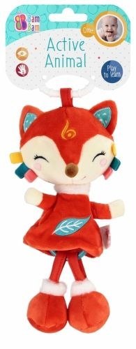 Zabawka dźwiękowa muzyczny miękki lisek Bam Bam (541638)