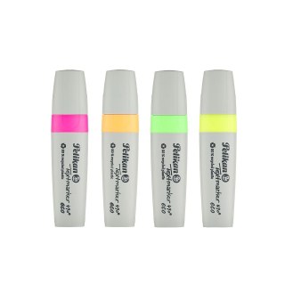 Zakreślacz neon 490 Eco 4 szt wkład mix Pelikan (300009883)