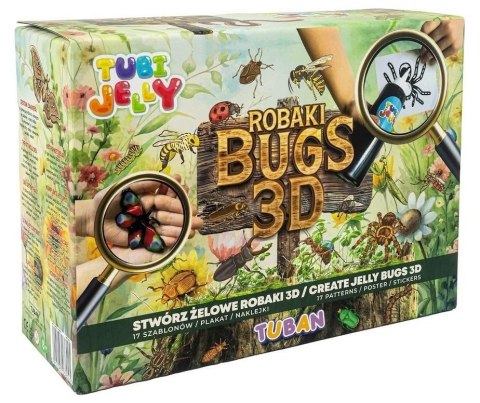 Zestaw kreatywny TUBI JELLY 6 KOLORÓW ROBAKI Tuban (TU 8045)