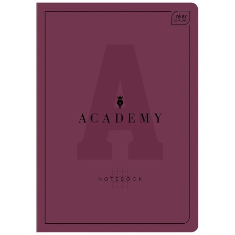 Zeszyt ACADEMY A5 32k. 90g krata Interdruk (5902277316295)