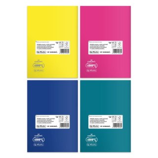Zeszyt Colors Eco PP 9552308 A5 60k. 70g krata Herlitz (400197973)