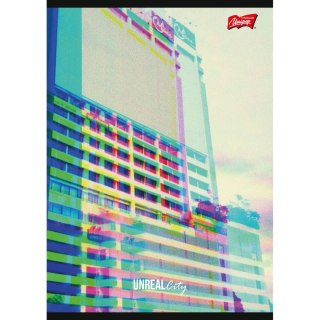 Zeszyt Unreal City A5 60k. 70g linia Unipap