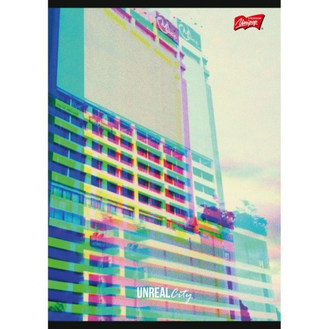 Zeszyt Unreal City A5 60k. 70g linia Unipap