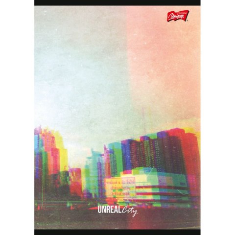 Zeszyt Unreal City A5 60k. 70g linia Unipap