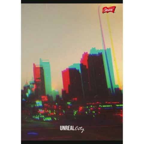 Zeszyt Unreal City A5 60k. 70g linia Unipap