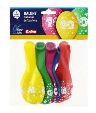 Balon gumowy Z NADRUKIEM mix 300mm 12cal Godan (GS110/18)