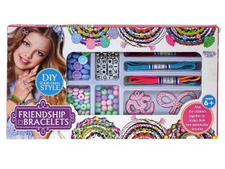 Bransoletka zestaw koralików i sznurków do robienia bransoletek Adar (585973)