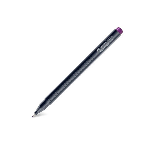 Cienkopis Faber-Castell Grip Finepen 0,4 śliwkowy (FC151634)