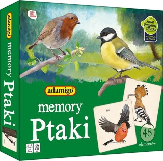 Gra pamięciowa MEMORY ptaki memory Adamigo