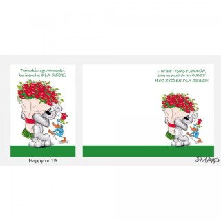 Kartka składana Happy Urodzinowy dziecięcy B6 Ev-corp (STKH-019)