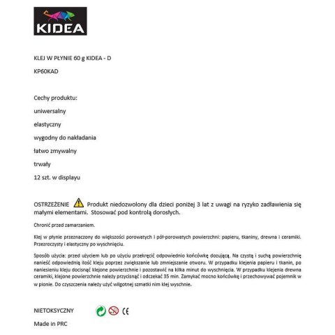 Klej w płynie KIDART Kidea (KP60KAD)