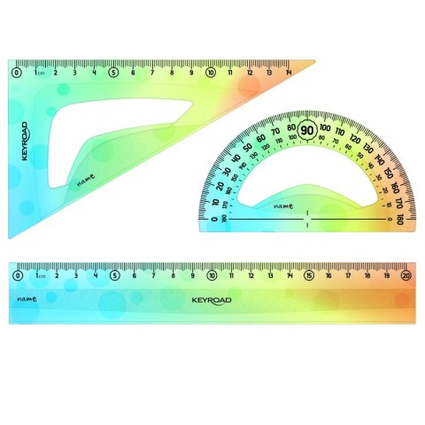 Komplet geometryczny 3 el. Keyroad (KR972402)
