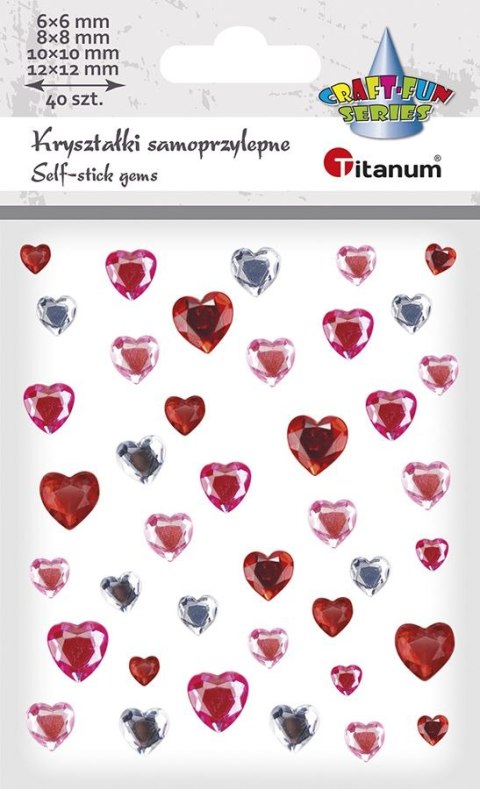 Kryształki Craft-Fun Series serca mix Titanum (24MH03145)
