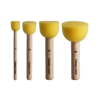 Pędzel Happy Color gąbkowy nr mix Happy Color (HA 7270 1022 MIX4)