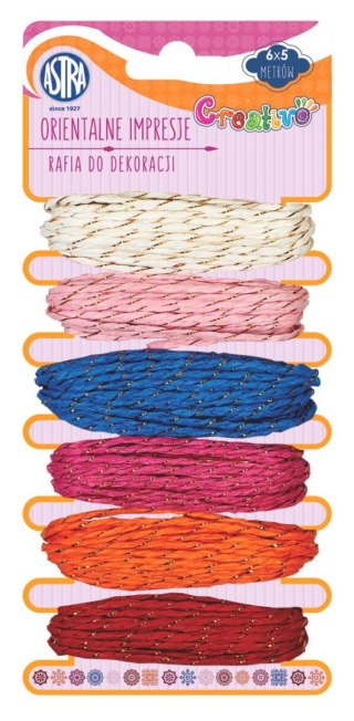 Rafia 6x5m orientalne inspiracje mix 5m Astra Creativo (5901137111209)
