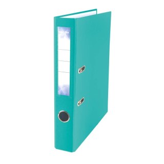 Segregator dźwigniowy A4/50 turkusowy 5905658801649 PETITTE OFFICE A5 50mm turkusowy Strigo (PO01649)