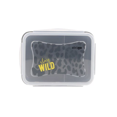 Śniadaniówka STAY WILD szara Strigo (SSC268)