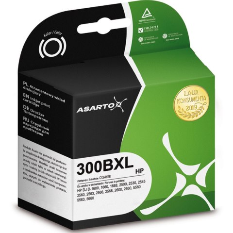 Tusz (cartridge) alternatywny HP F4280 300 XL Asarto (AS-H300XLBK)