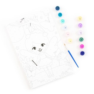 Zestaw kreatywny dla dzieci malowanie po numerach Kidea (OMNMAKA)