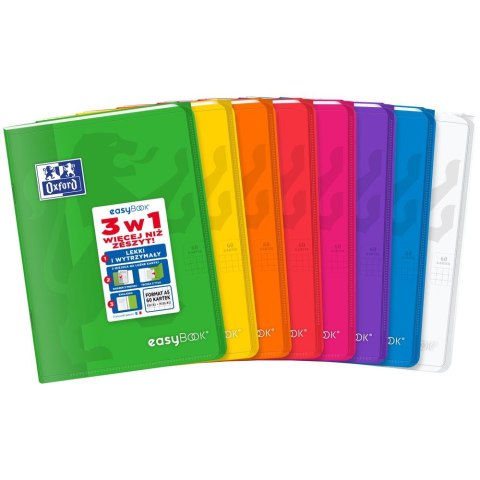 Zeszyt EASYBOOK A5 60k. 90g krata Oxford (400146693)