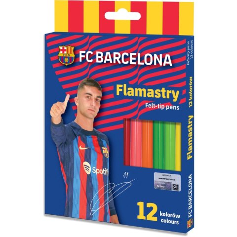 Flamaster okrągłe FC Barcelona 12 kol. Astra (314023050)
