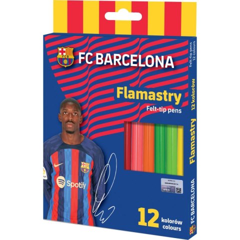 Flamaster okrągłe FC Barcelona 12 kol. Astra (314023050)